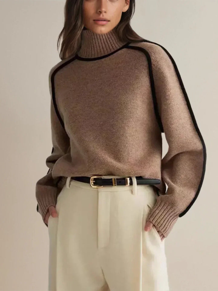 Evie™ – Elegant Turtleneck Sweater for Timeless Sophistication